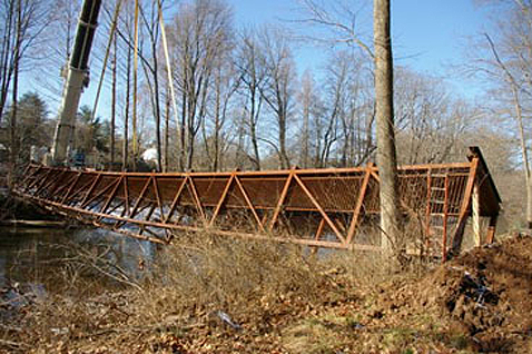 Stony Brook pedestrian bridge