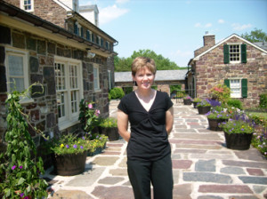 LIVING LEGACY: “I enjoy this work so much. It’s an honor to be a part of this mission and follow in the footsteps of a woman who is so inspiring.” Pamela Carroll, marketing director of Pearl S. Buck International, is shown by the Pearl S. Buck House in Perkasie, Pa.