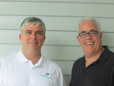 SINGLE SOURCE SOLUTION: “We provide quality home repair, maintenance, and management services for homeowners. We have a network of pre-qualified service providers. We put it all together for people: one call, one solution.” Ray Disch and Jim Baxter are co-owners of Total Home Manager, LLC., headquartered in Hopewell.