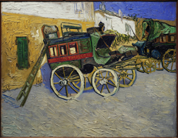 TARASCON STAGECOACH: “La Diligence de Tarascon” by Vincent van Gogh is just one of the masterworks on long-term loan to the Princeton University Art Museum from the Henry and Rose Pearlman Foundation that museum visitors will have to wait for some time to see again. The 1888 oil on canvas, along with the rest of the collection, began a five-venue international tour when it opened at the Ashmolean Museum of Art and Archaeology at the University of Oxford last week. It won’t be back in Princeton until September 2015.(Courtesy of the Henry and Rose Pearlman Collection).