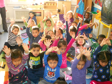 ITSY BITSY SPIDER: Youngsters at the Princeton Nursery School learn all about spiders and waterspouts as generations have before them. The school on Leigh Avenue celebrates it 85th anniversary year with a fundraising evening at the Bedens Brook Club on Saturday, April 26, from 6:30 to 8: 30 p.m. For more information, call (609) 921-8606, or visit: www.princeton nurseryschool.org.