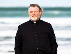 FATHER BLESS ME FOR I HAVE SINNED: Father James Lavelle (Brendan Gleeson) was warned that he would be killed in one week’s time by an insane confessor who was in the confessional booth. Although Father Lavelle suspects that he knows who threatened him, he decides to continue his life as usual without going to the police.