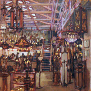 AN AWARD FOR AN ARTIST: Pennsylvania painter Robert Beck, whose “Classic Lighting, Fishtown” is shown here, is among three artists to be honored next month at The Philadelphia Sketch Club.