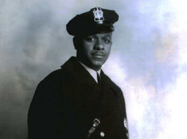 WALTER B. HARRIS: This period photograph shows Princeton Borough Police Officer Walter B. Harris proudly wearing his uniform. A memorial to Mr. Harris, who was shot and killed in 1946, will be dedicated in his memory on Sunday, January 25, at 1 p.m. at the Princeton Municipal Hall Plaza, 400 Witherspoon Street. It will join one other memorial, that honoring Princeton Township Police Officer Billie D. Ellis, who died in 1955.(Image Courtesy of the Princeton Police Department)