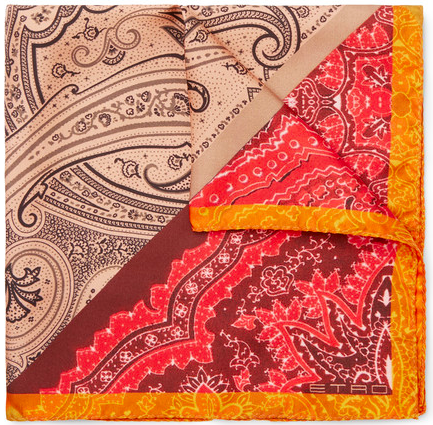 Etro Paisley-Print Silk-Twill